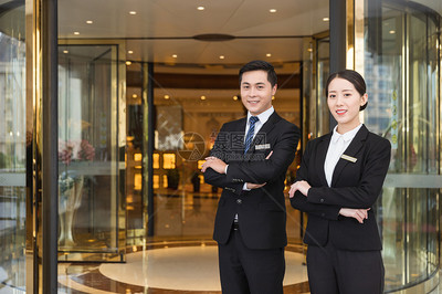 酒店管理服务人员接待形象高清图片下载 - 餐饮管理精选